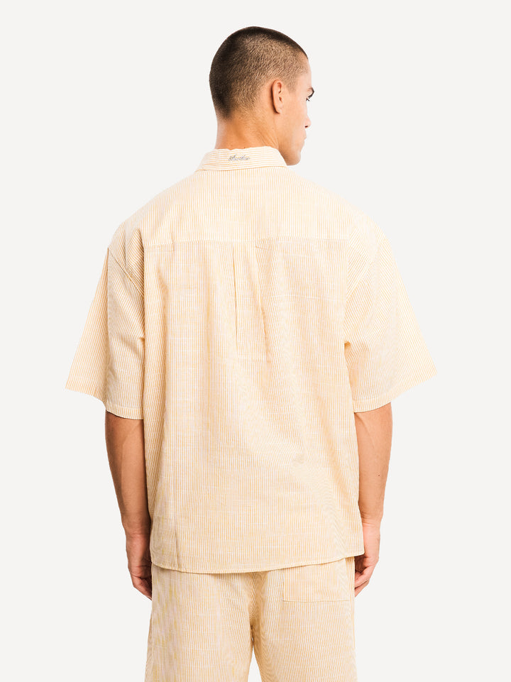 The Short Sleeve Shirt — Butter Striped
