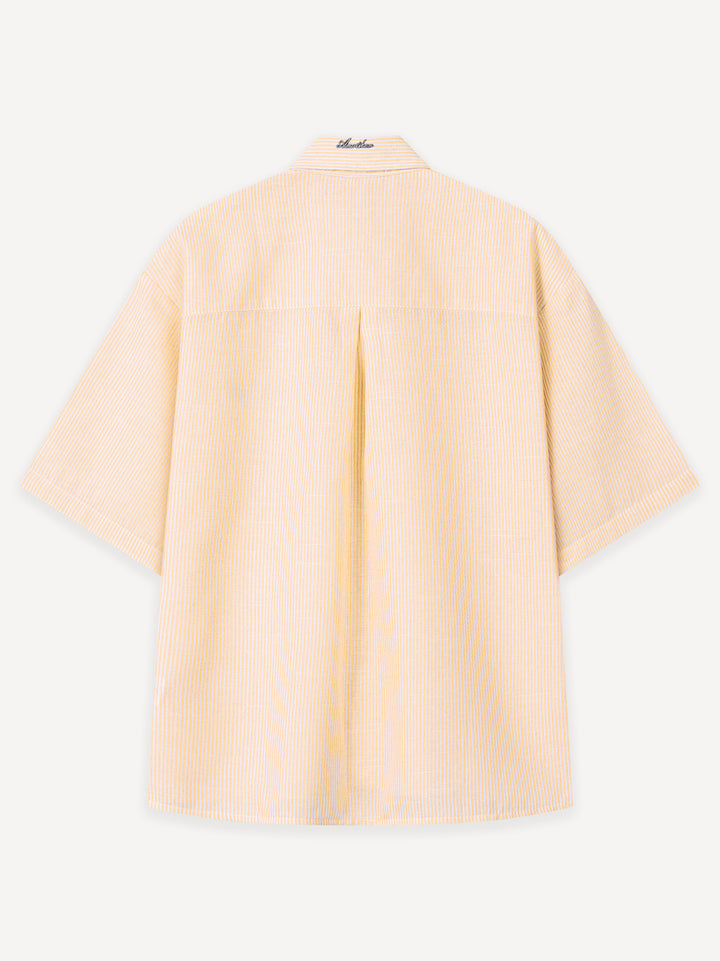 The Short Sleeve Shirt — Butter Striped