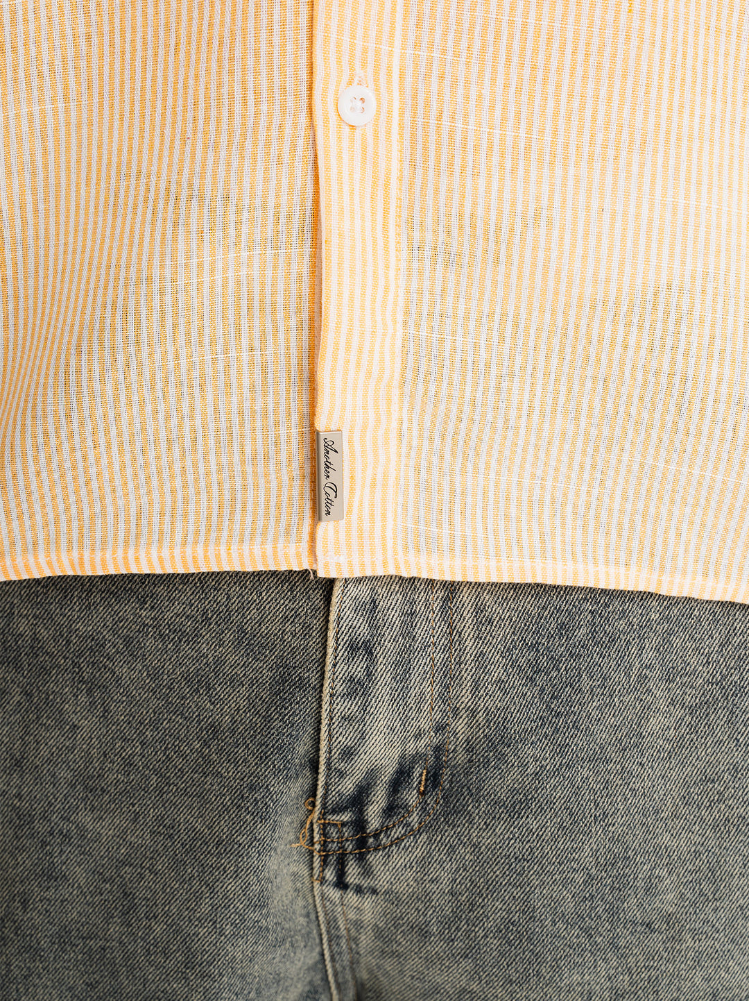 The Short Sleeve Shirt — Butter Striped