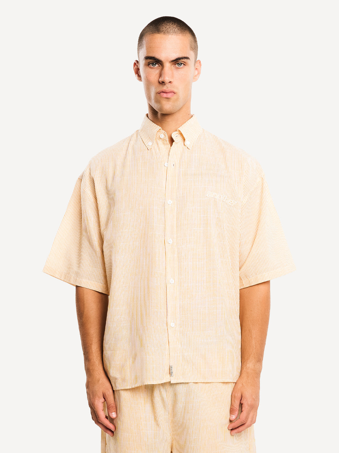 The Short Sleeve Shirt — Butter Striped