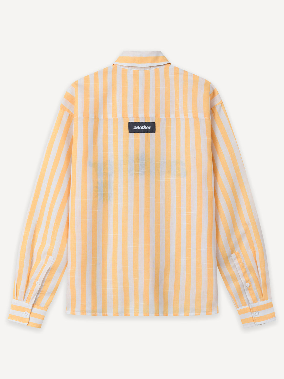 The Wide Stripe Shirt — Yellow Striped