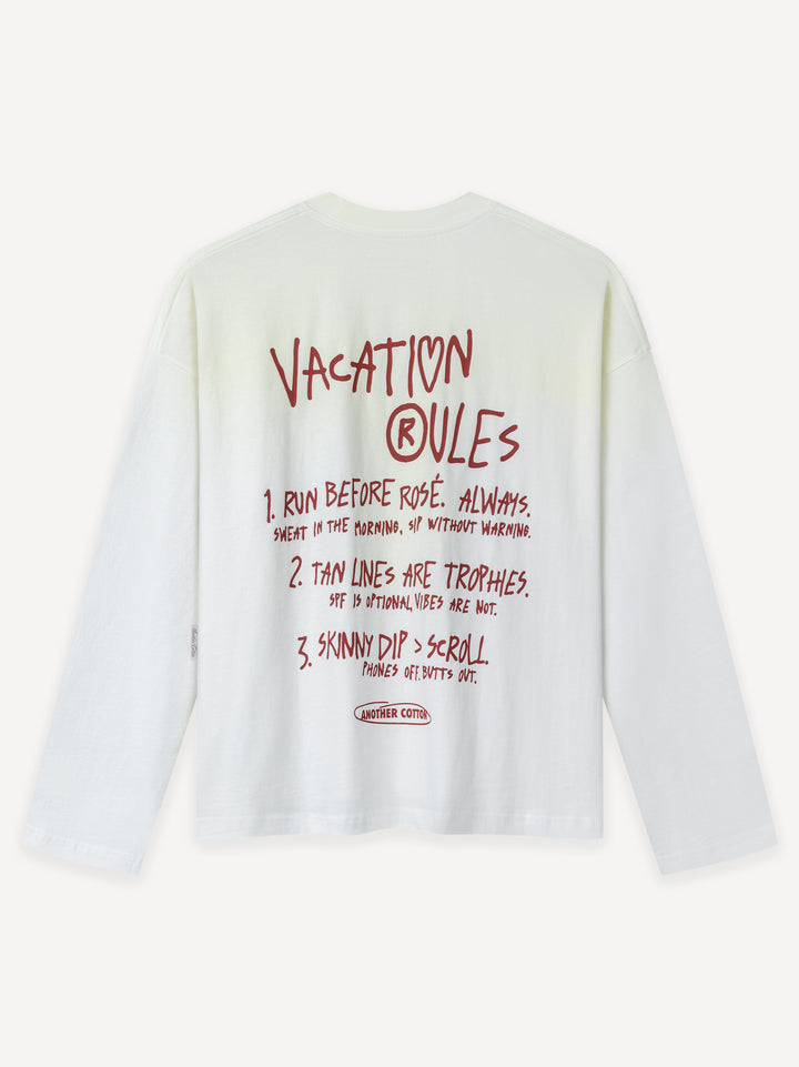 Vacation Rules Washed Longsleeve