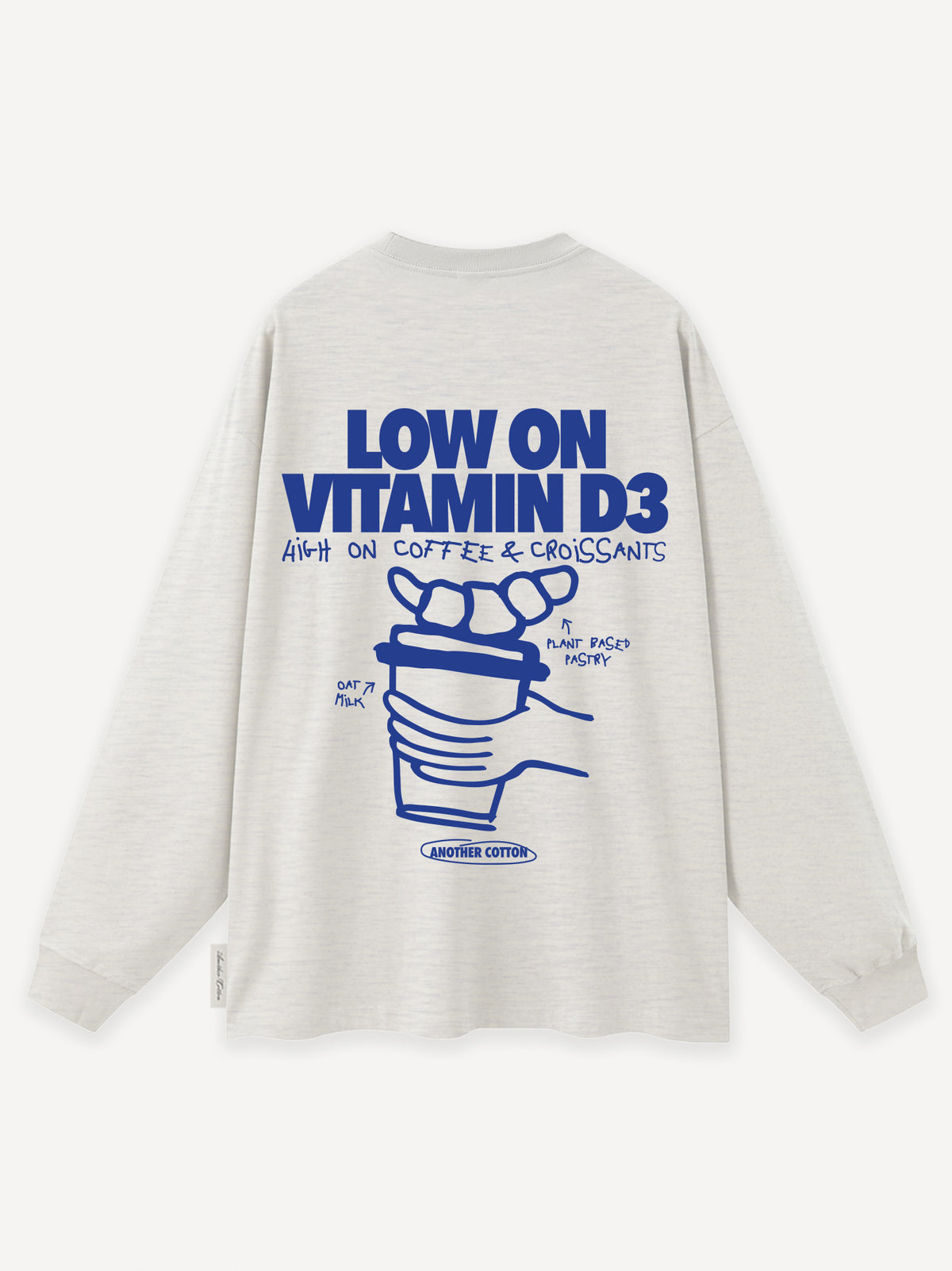Vitamin D3 Boxy Longsleeve – Heather Grey