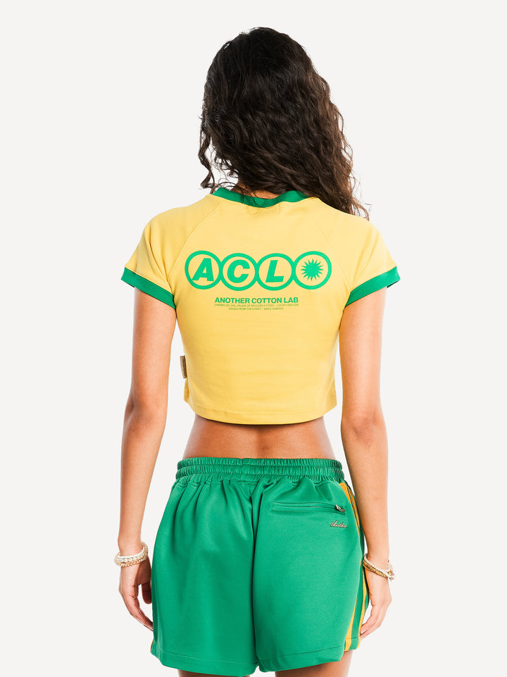 ACL Carrer Del Sol Crop Top — Yellow