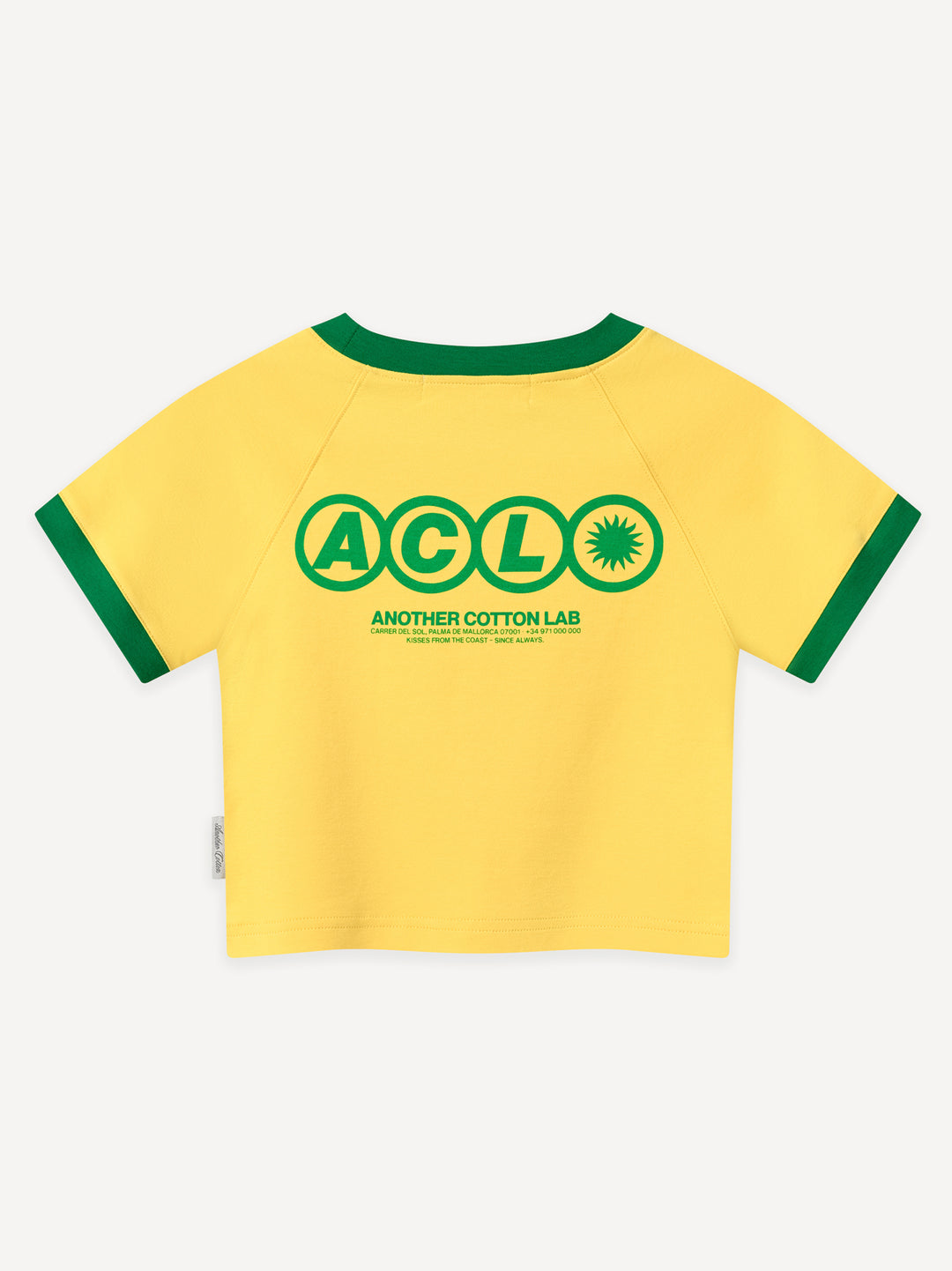 ACL Carrer Del Sol Crop Top — Yellow