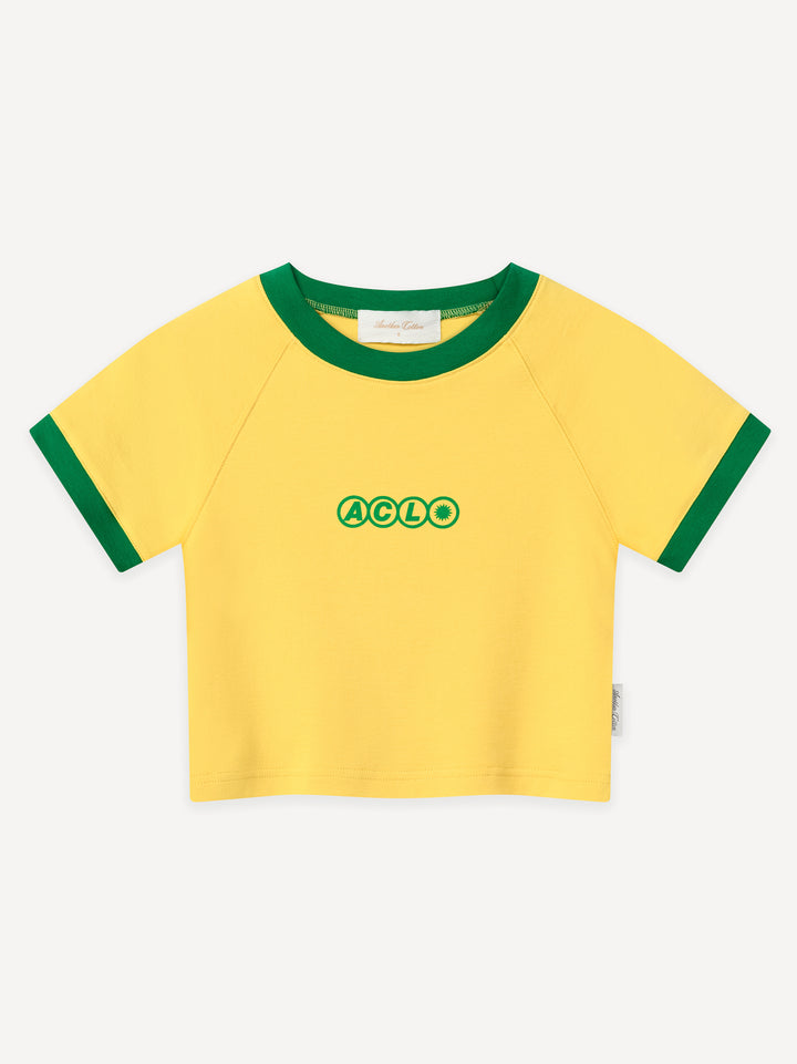 ACL Carrer Del Sol Crop Top — Yellow