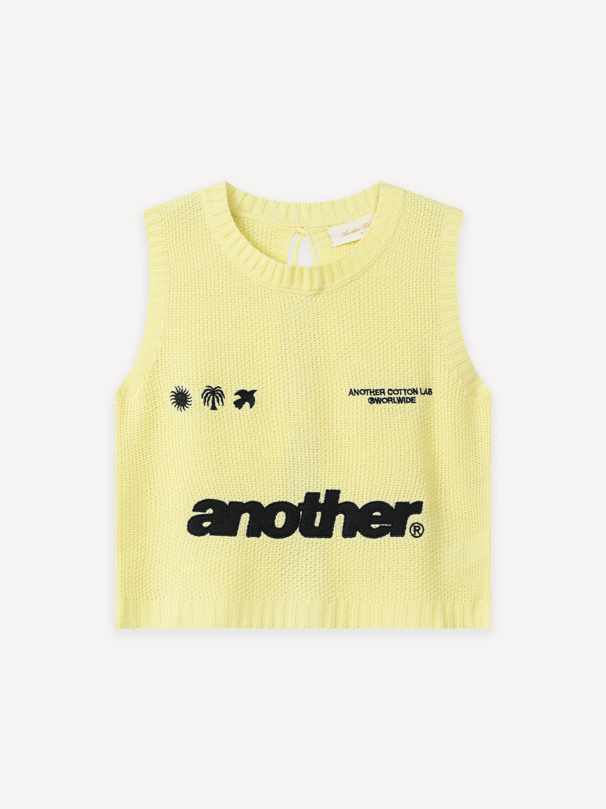 WMN Rave Knit Vest – Yellow