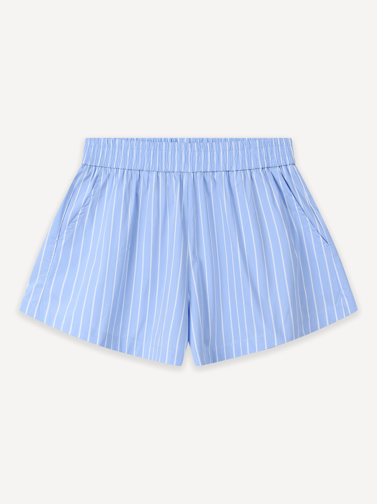 WMN Stripe Shorts – Blue Striped