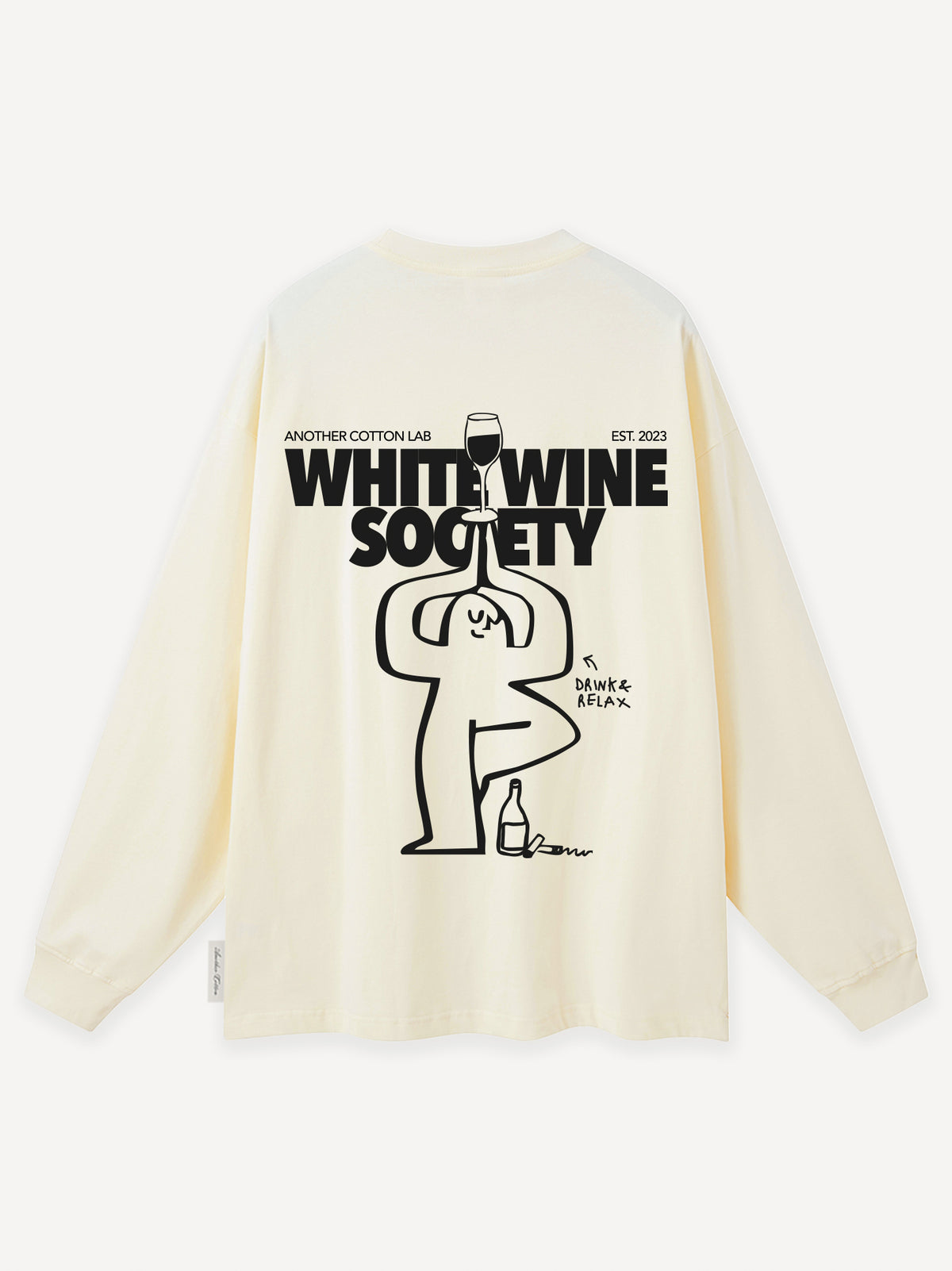 White Wine Society Boxy Longsleeve – Off White