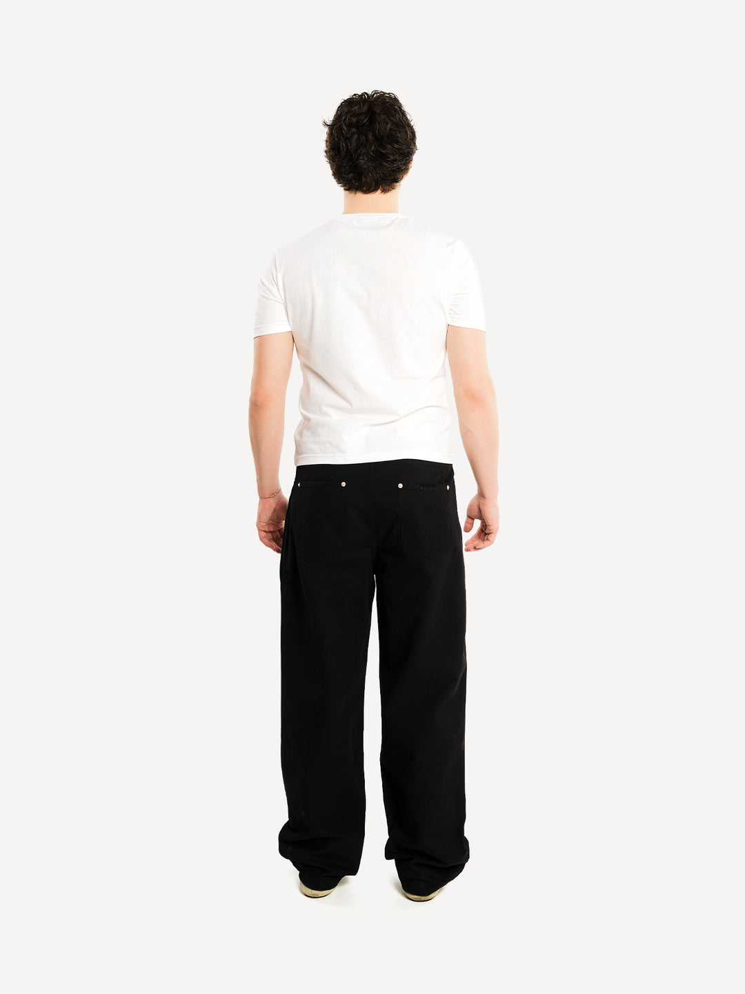 Straight Pleated Workwear Pants