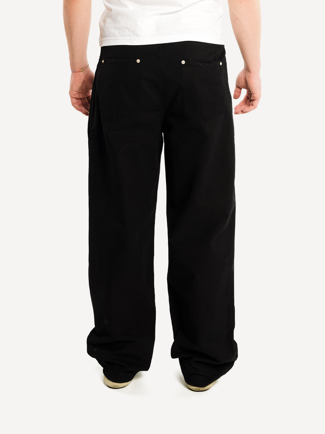 Straight Pleated Workwear Pants