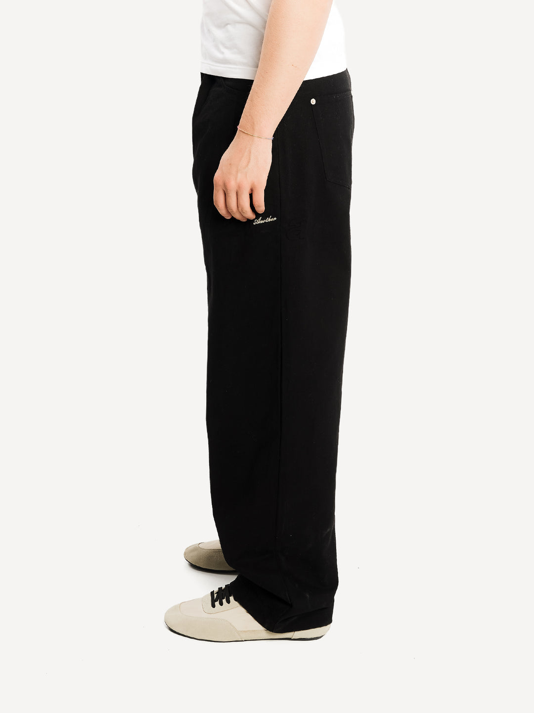 Straight Pleated Workwear Pants