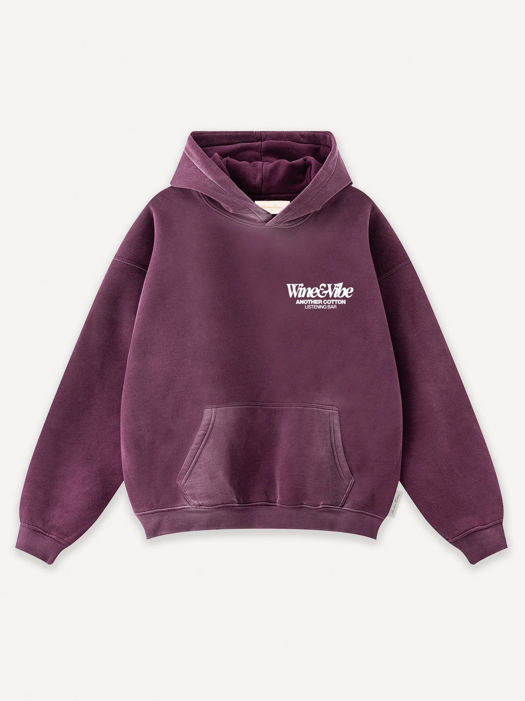 Wine & Vibe Washed Hoodie