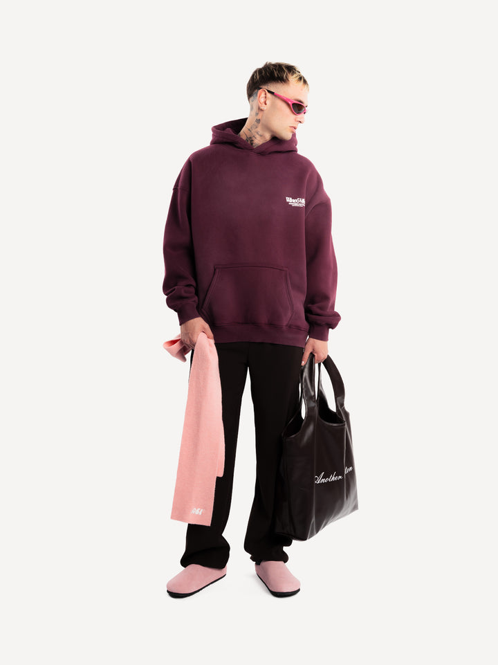 Wine & Vibe Washed Hoodie