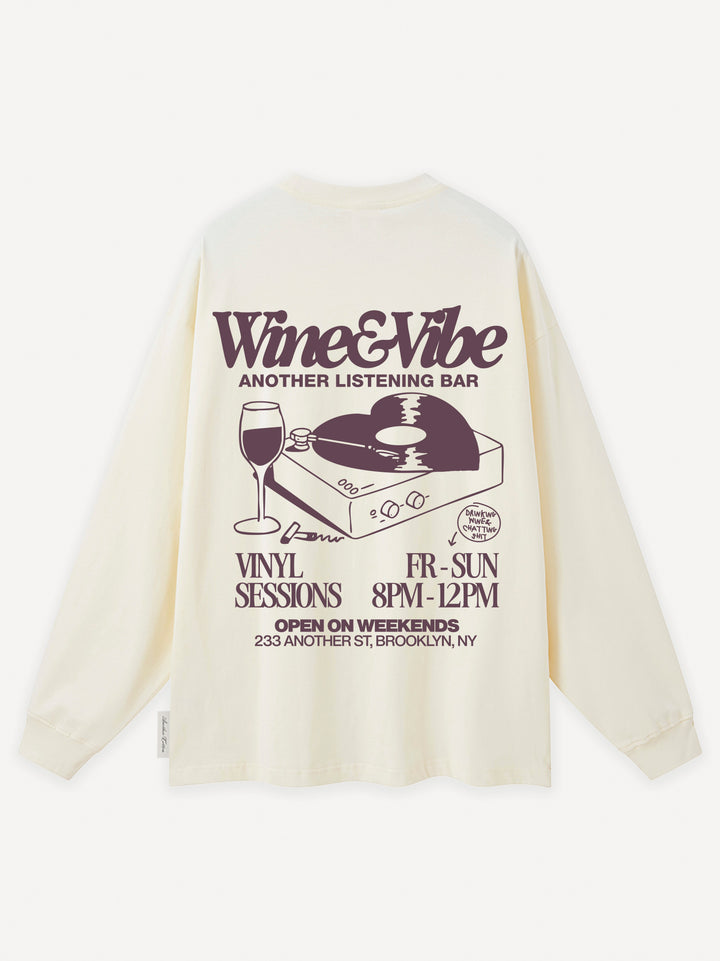 Wine & Vibe Boxy Longsleeve