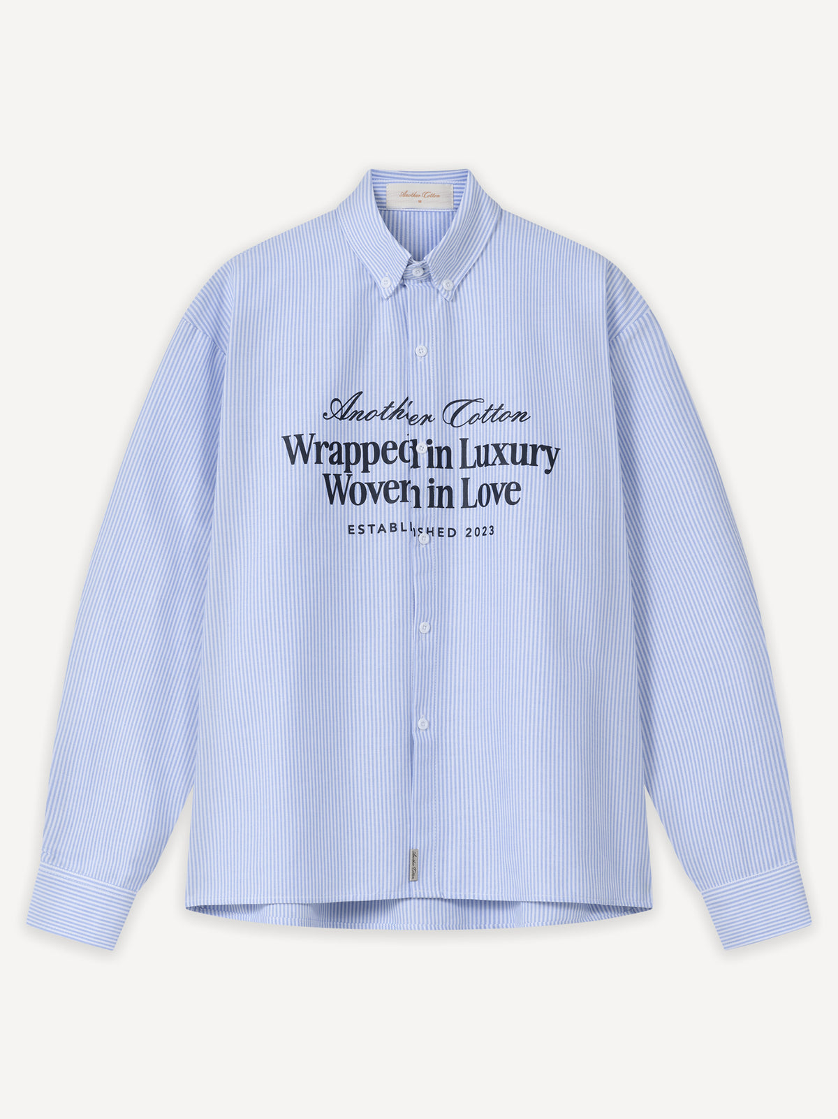Wrapped in Luxury Shirt – Blue Striped