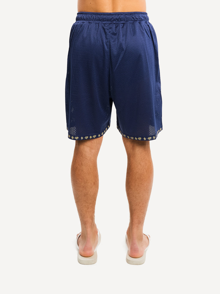 Yachting Mesh Shorts — Navy Blue