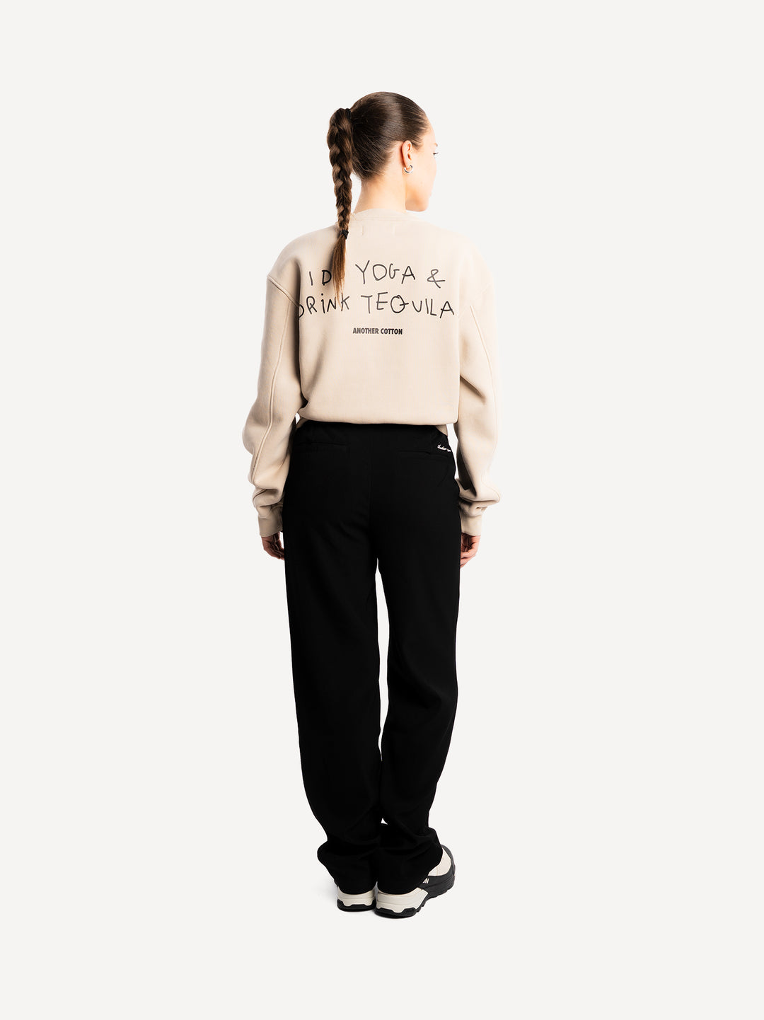 Yoga & Tequila Cropped Sweatshirt
