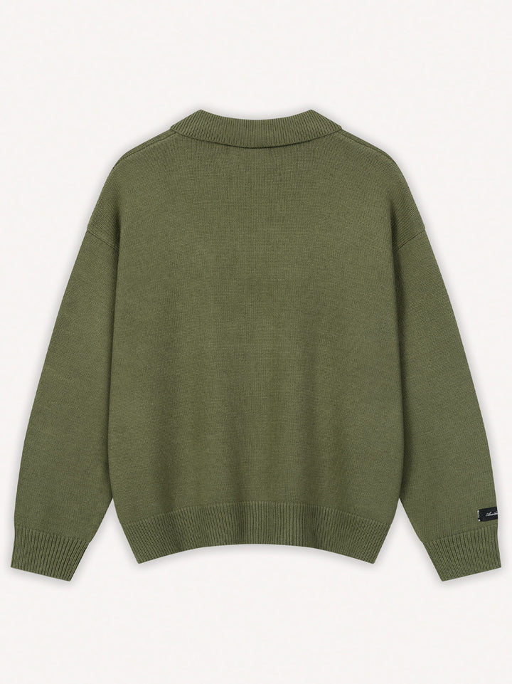 Another Three Button Knit Sweater