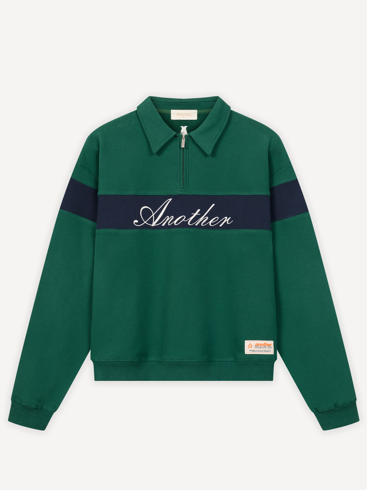 Another Half Zip Sweatshirt – Bottle Green