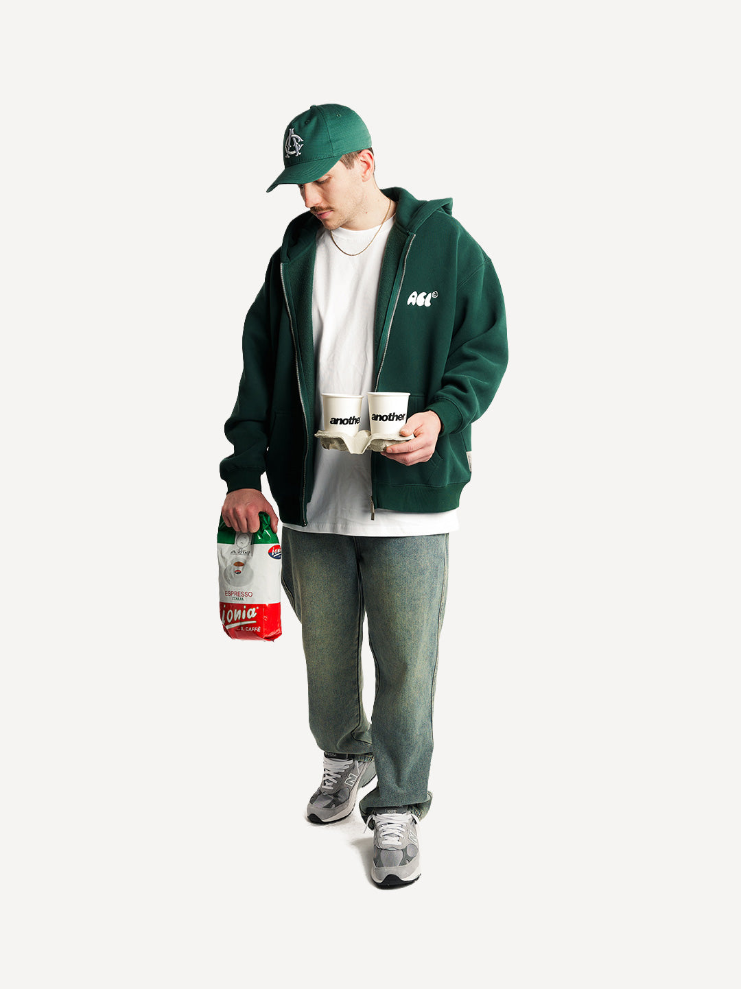 Caffeine Department Zip-Hoodie