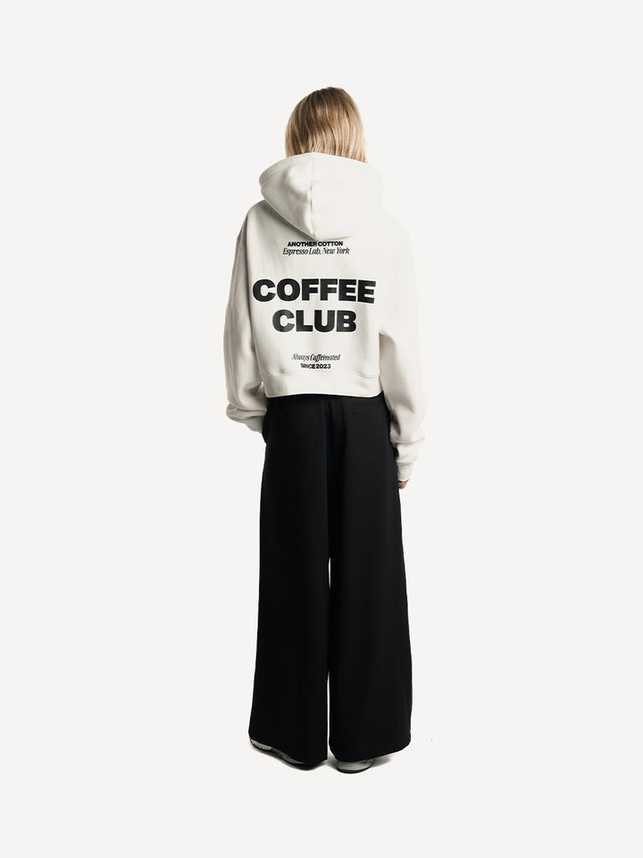 Coffee Club Cropped Hoodie