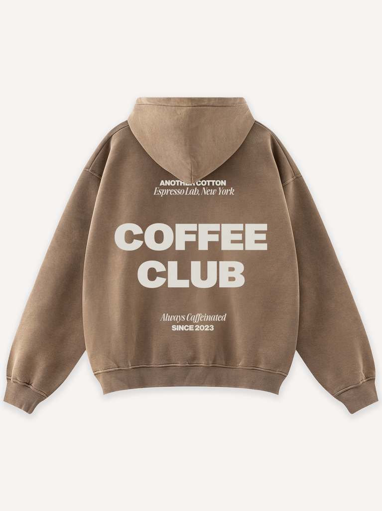 Coffee Club Washed Hoodie – AnotherCottonLab