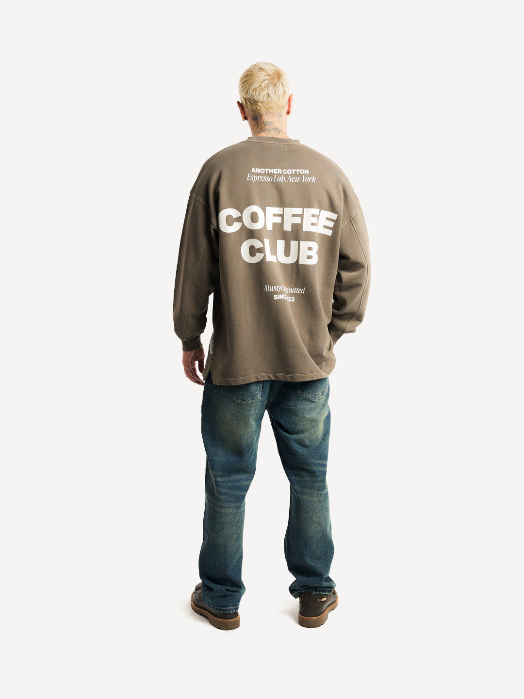 Coffee Club Washed Sweatshirt