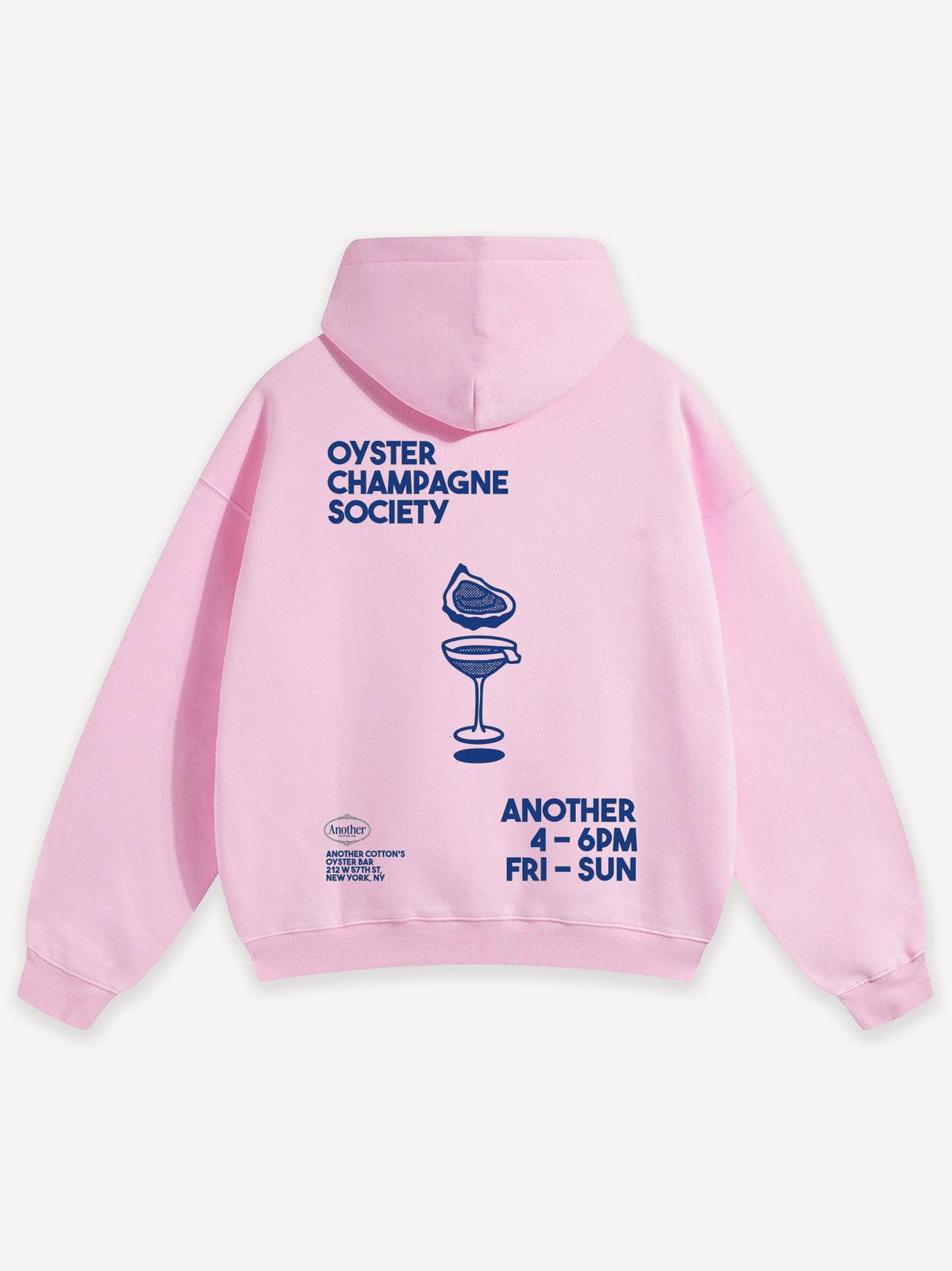 Oyster & Champagne Hoodie – Pink