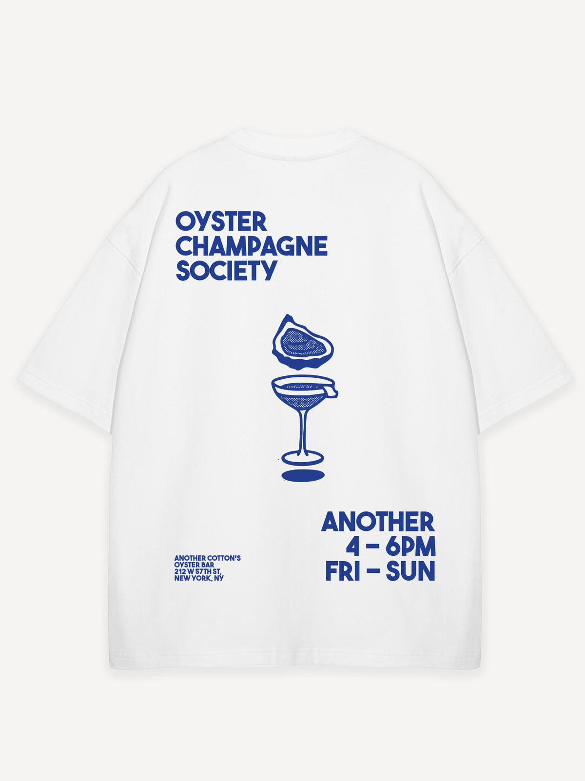 Oyster & Champagne T-Shirt – White