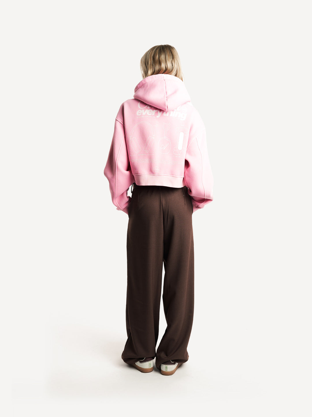 Pods Cropped Zip Hoodie