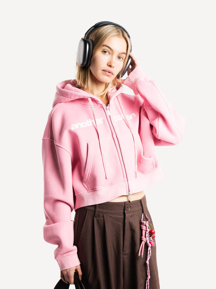Pods Cropped Zip Hoodie