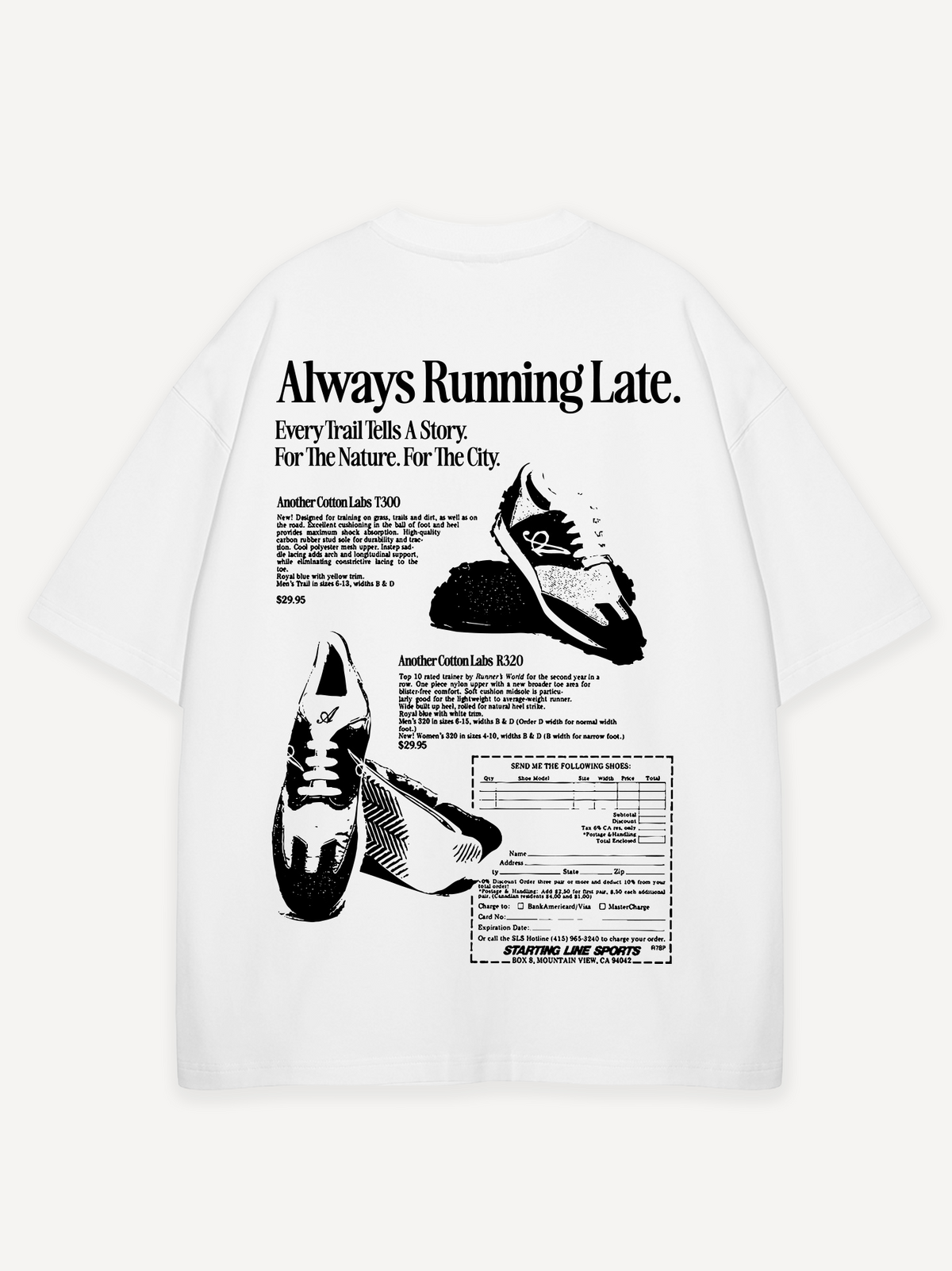 Running Late T-Shirt – White