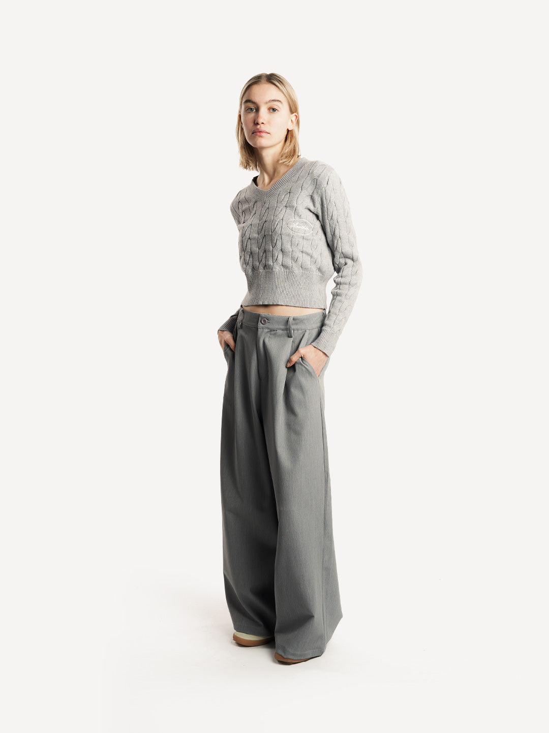 Another Single Pleated Pants Women