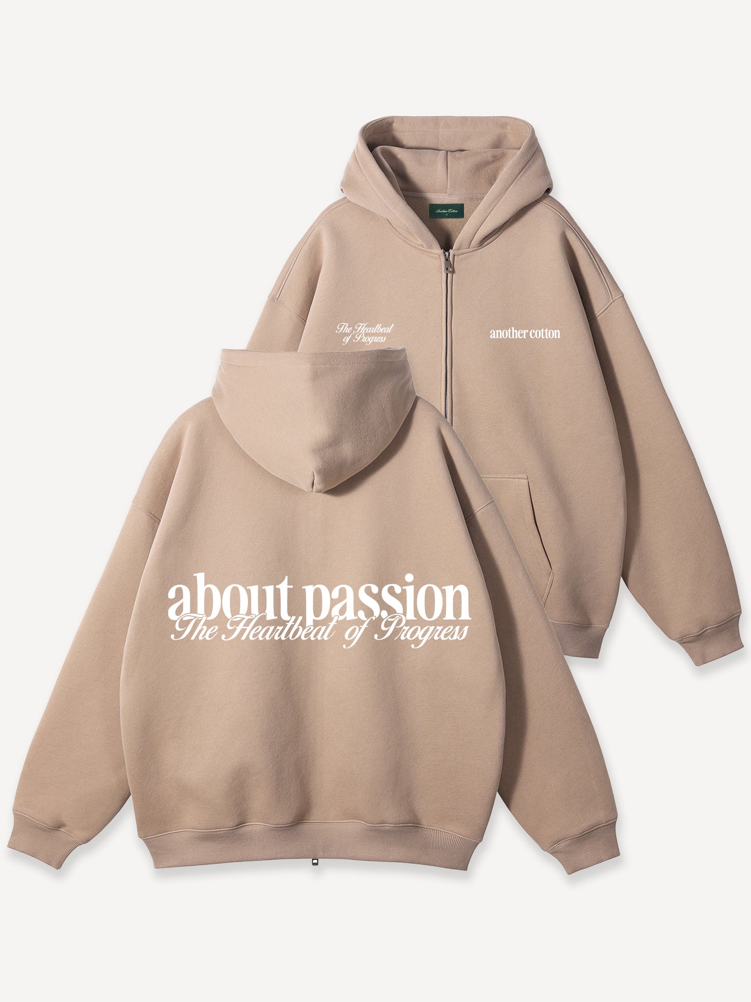 About Passion Oversize Zip Hoodie – AnotherCottonLab