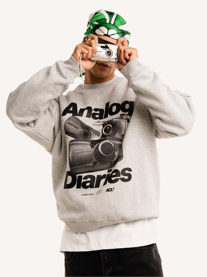 Analog Diaries Oversized Sweatshirt