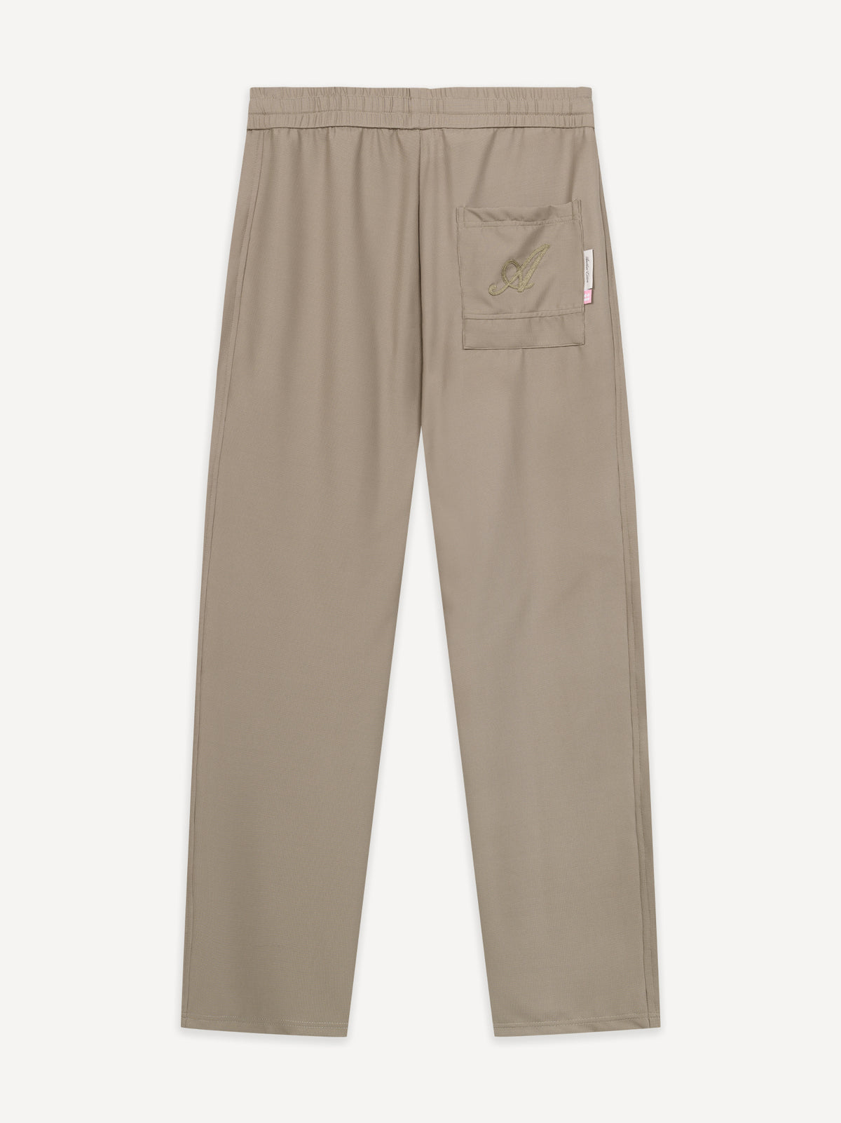 Logo Loose Pants – Beige