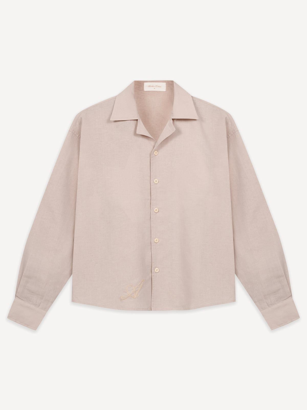 Mediterranean A Linen Shirt – Beige