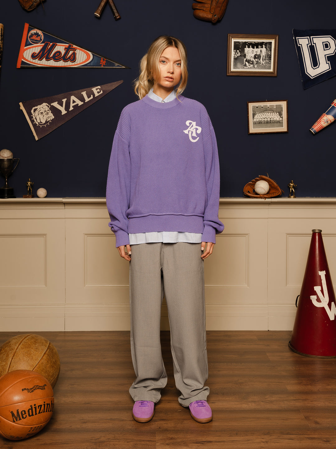 Another Oversize Knit Sweatshirt