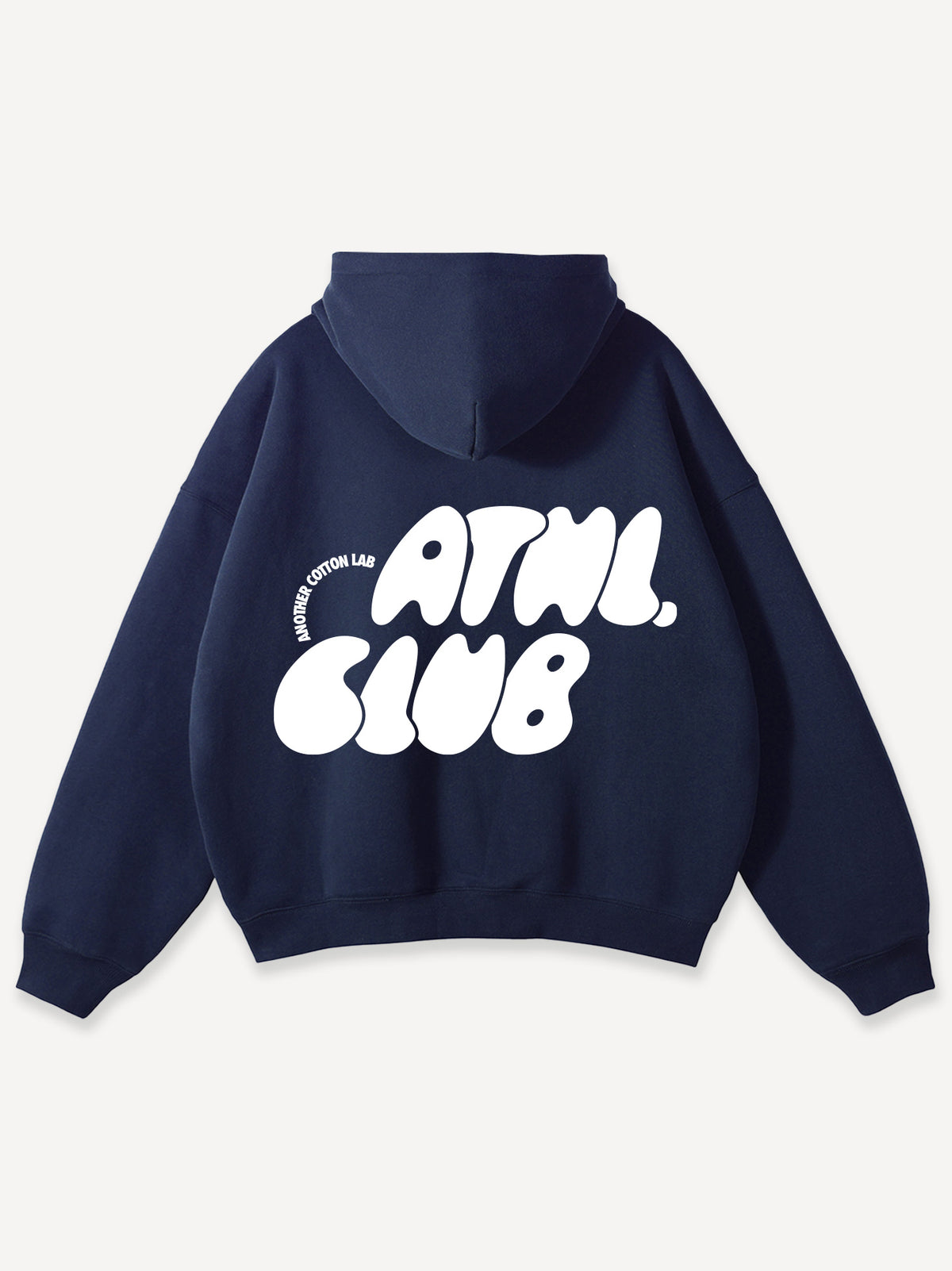 Athl. Club Oversized Hoodie – Navy Blue