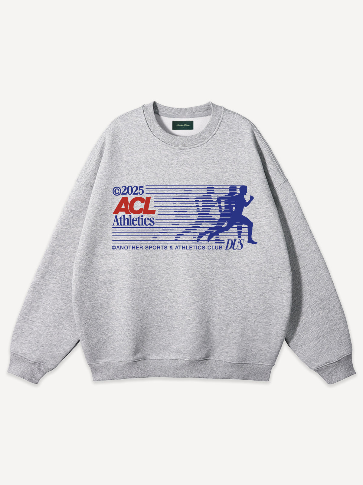 Athletics Oversized Sweatshirt – Heather Grey