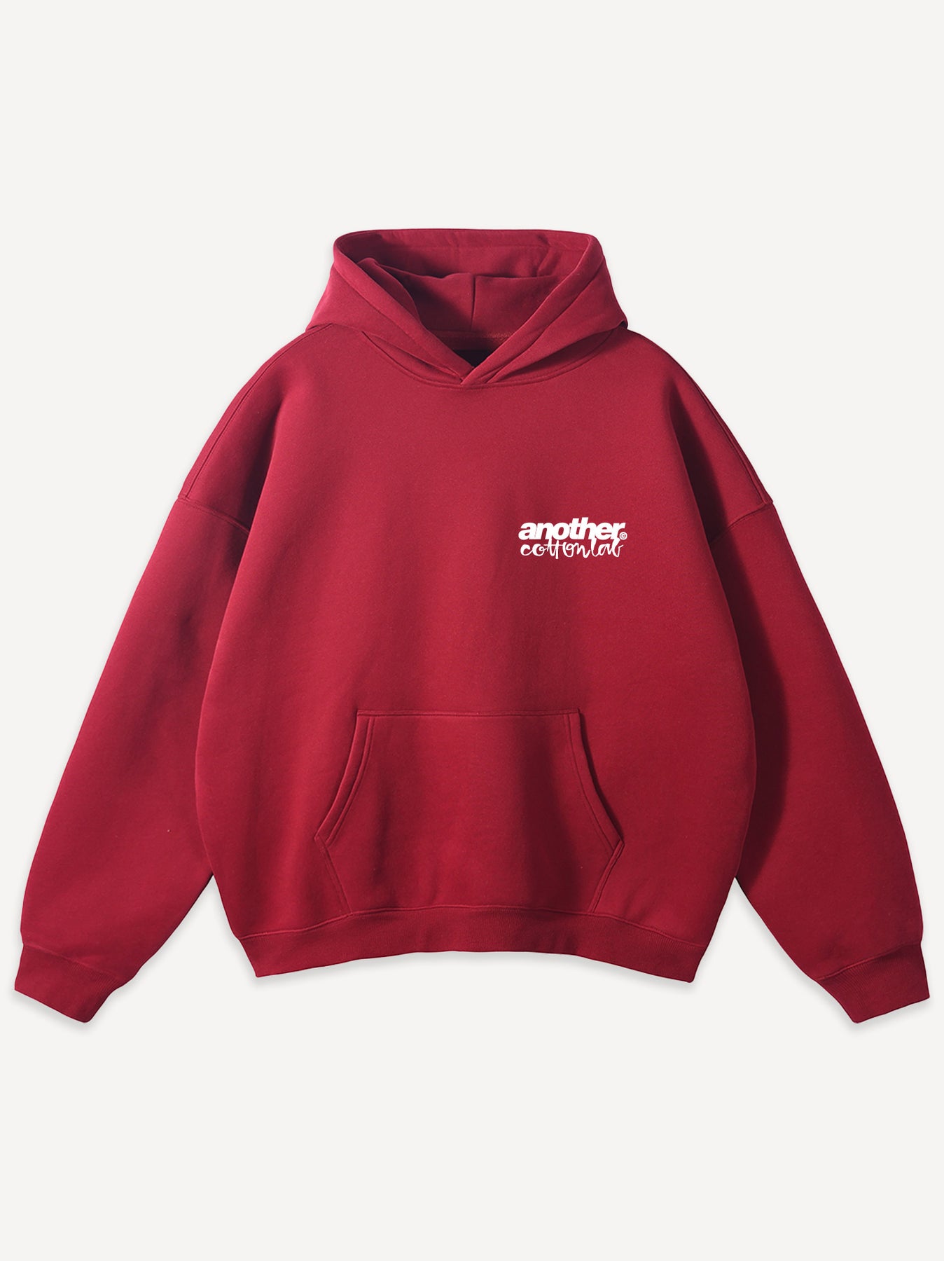 Bordeaux Nights Oversized Hoodie - Main Image