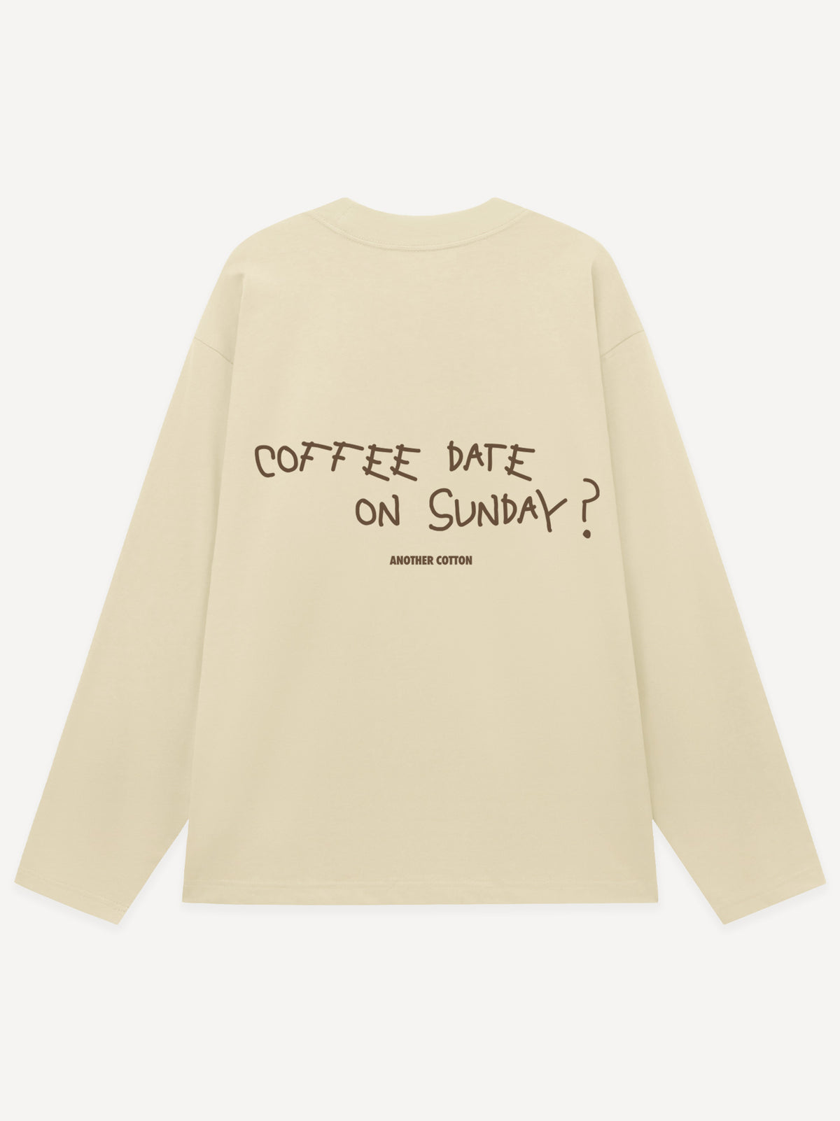 Coffee Date Longsleeve – Off White