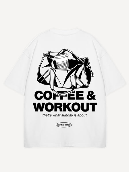 Coffee & Workout Oversized T-Shirt – AnotherCottonLab