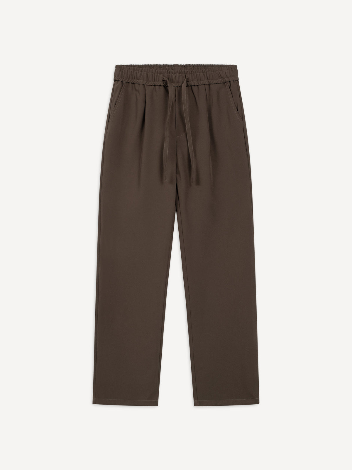 Another Pleated Ribbons Pant – Brown