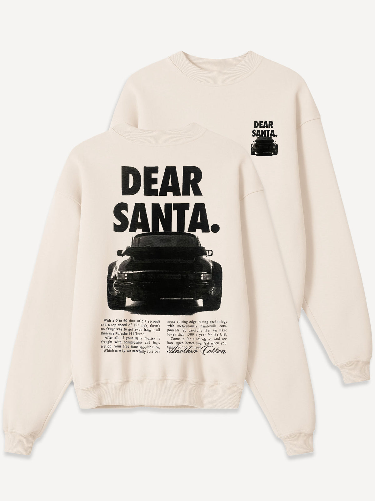 Dear Santa Oversize Sweatshirt – Buttercream