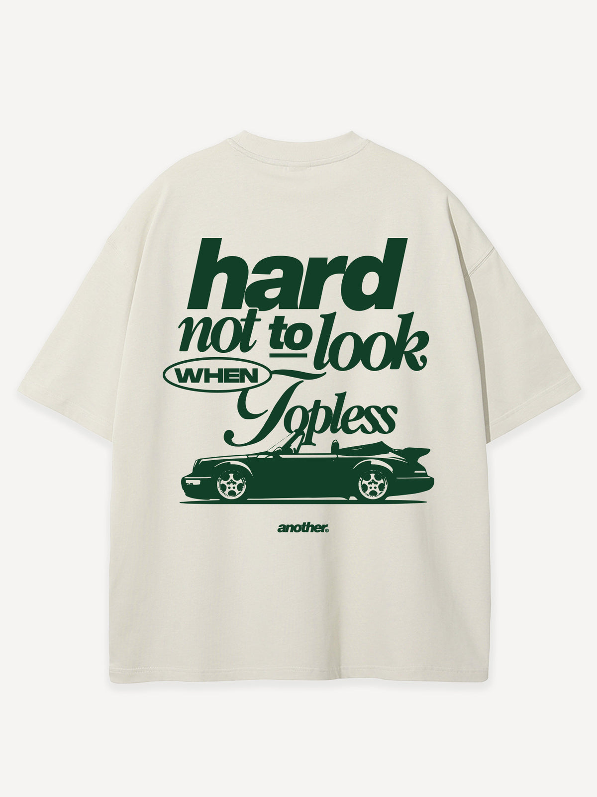 Hard Not To Look Oversized T-Shirt – Off White