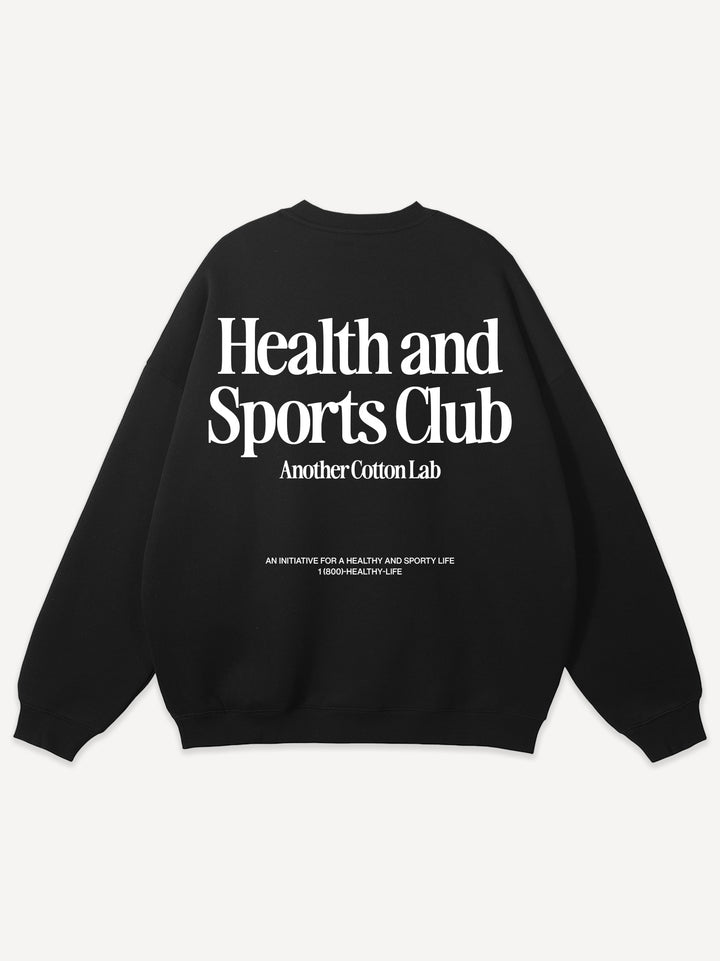 Health and Sport Club Oversized Sweatshirt