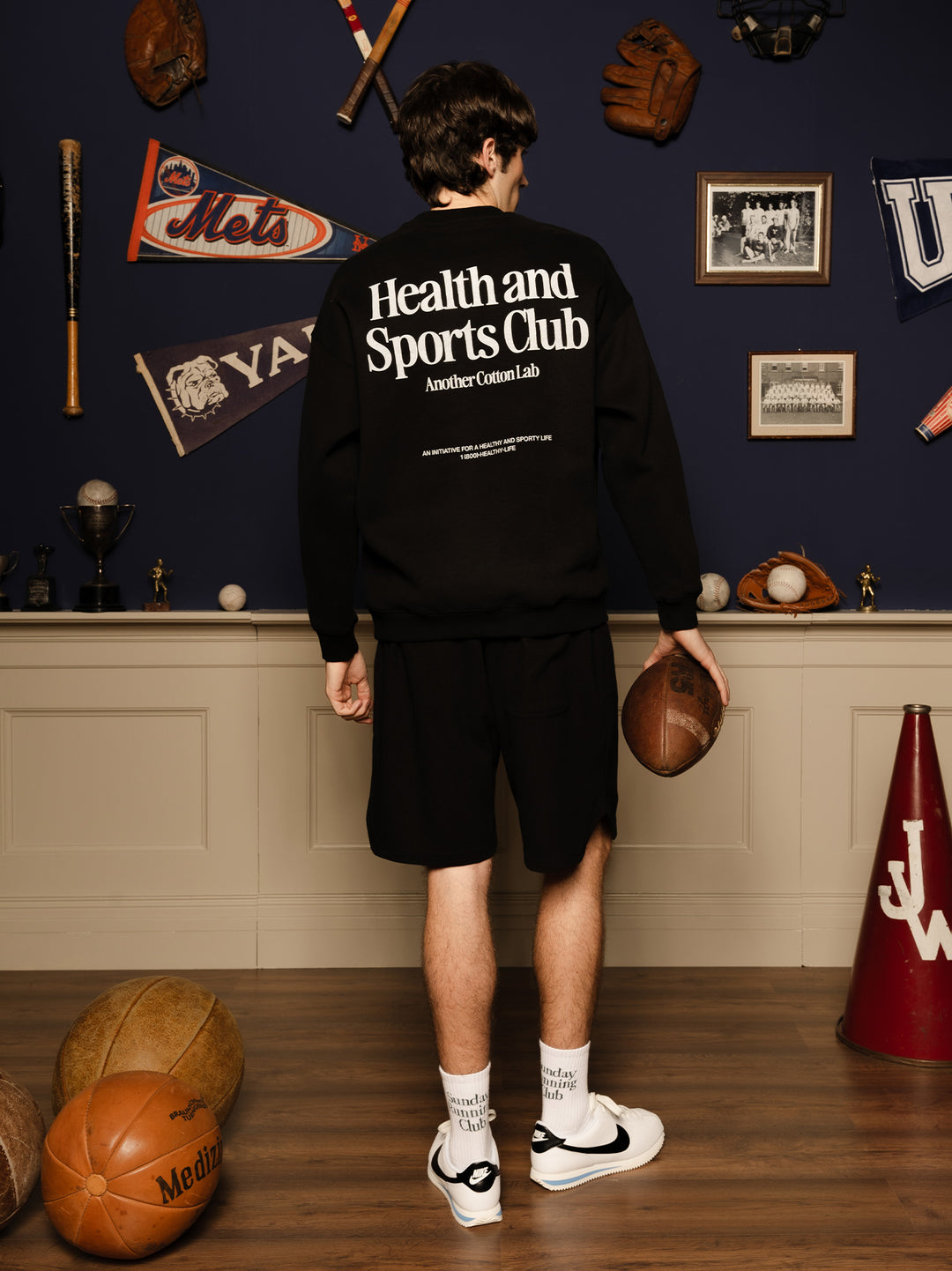 Health and Sport Club Oversized Sweatshirt