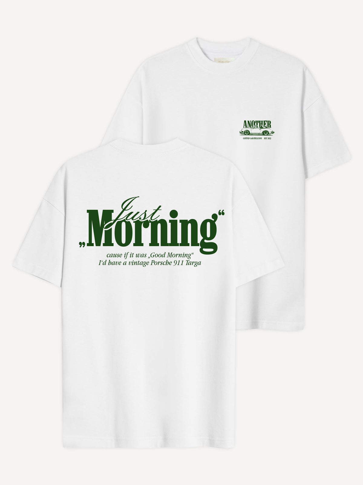 Just Morning T-Shirt – Weiß
